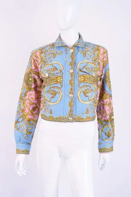 Rare S/S 1992 GIANNI VERSACE Baroque Jacket