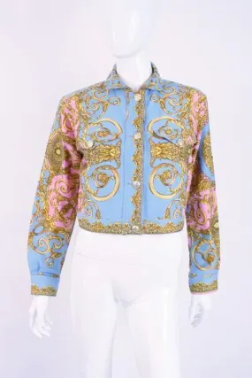 Rare S/S 1992 GIANNI VERSACE Baroque Jacket