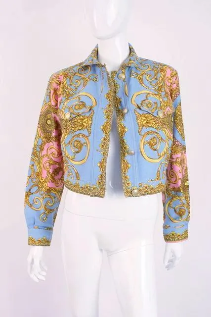 Rare S/S 1992 GIANNI VERSACE Baroque Jacket