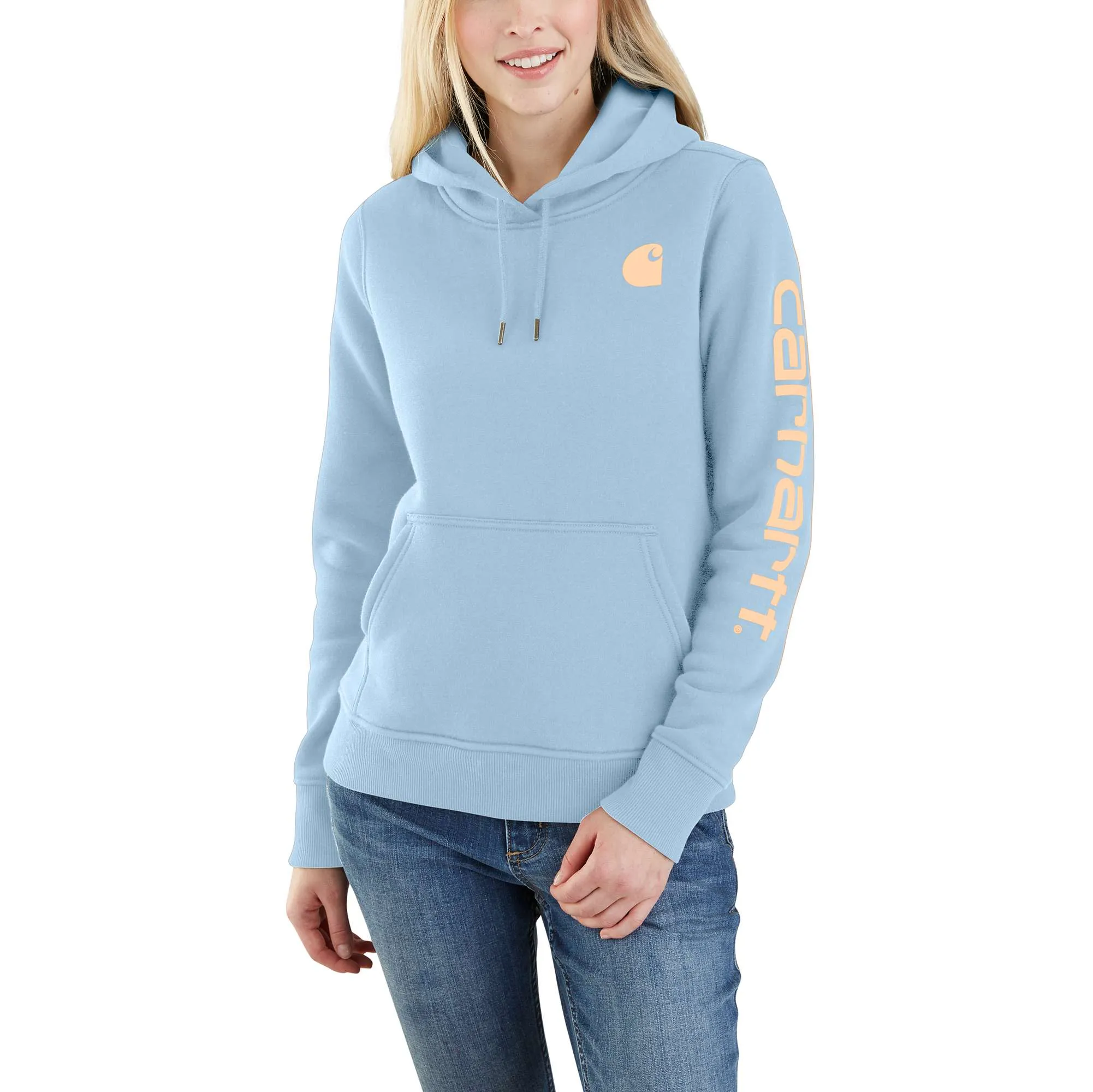 Relaxed Fit Midweight Logo Sleeve Graphic Sweatshirt