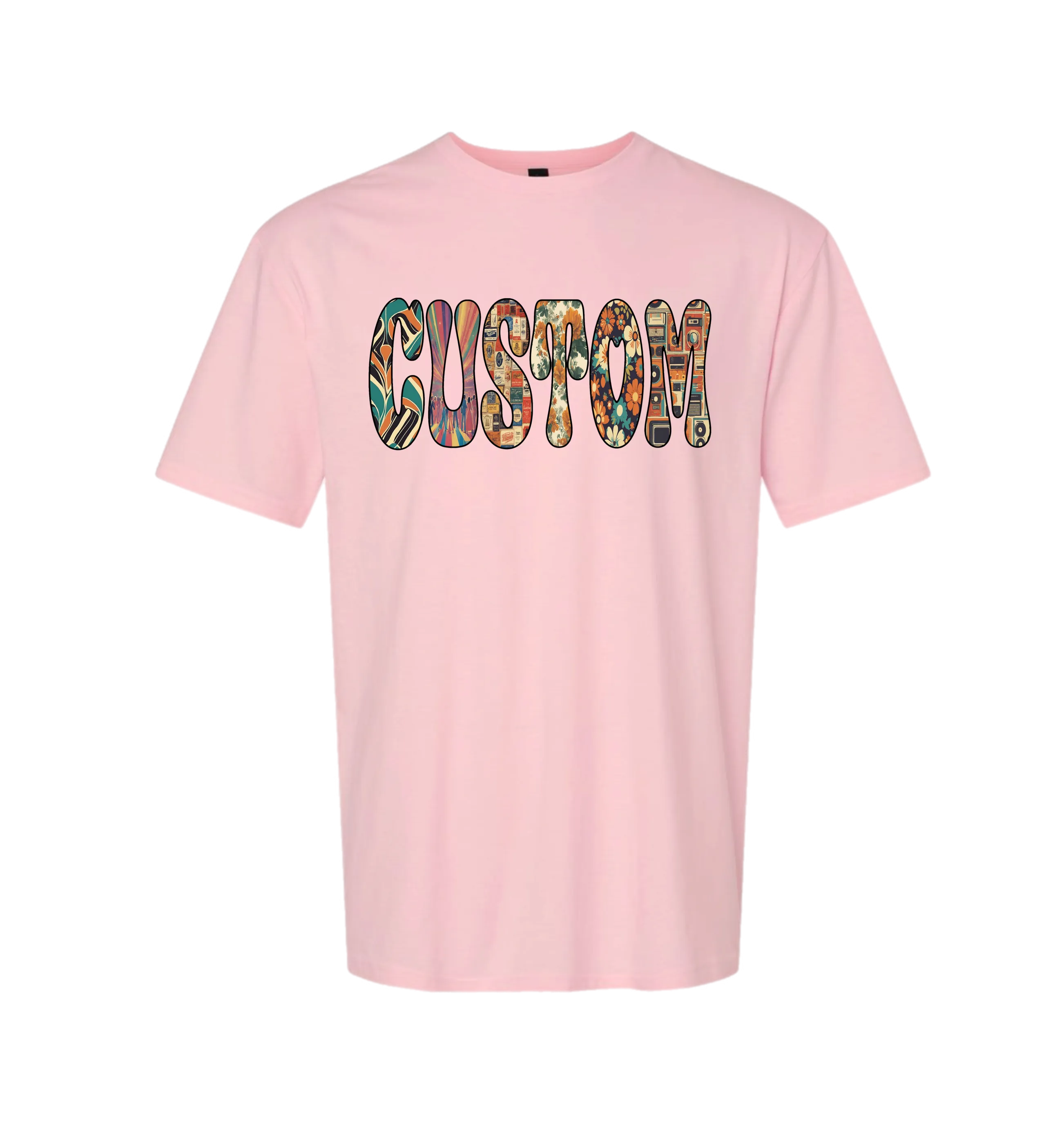 Retro Custom Name Graphic Tee (made 2 order) WR