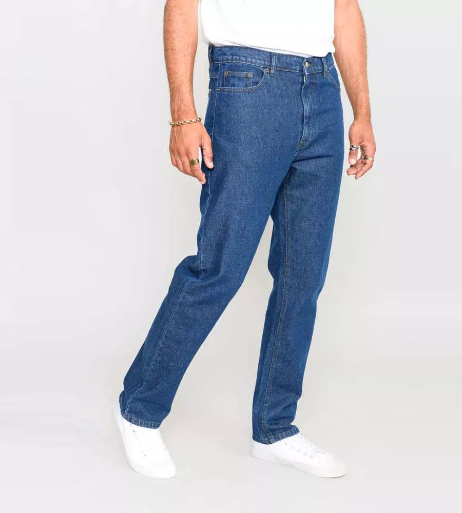 Rockford Mens Blue Stonewash Comfort Fit Jeans (COMFORT STONEWASH)