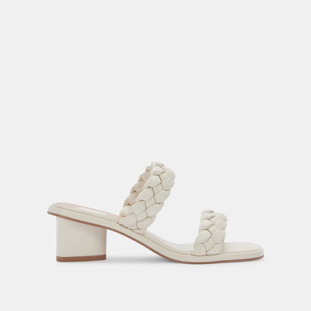 RONIN Sandals Ivory Stella | Braided Ivory Sandals– Dolce Vita 6707429441602