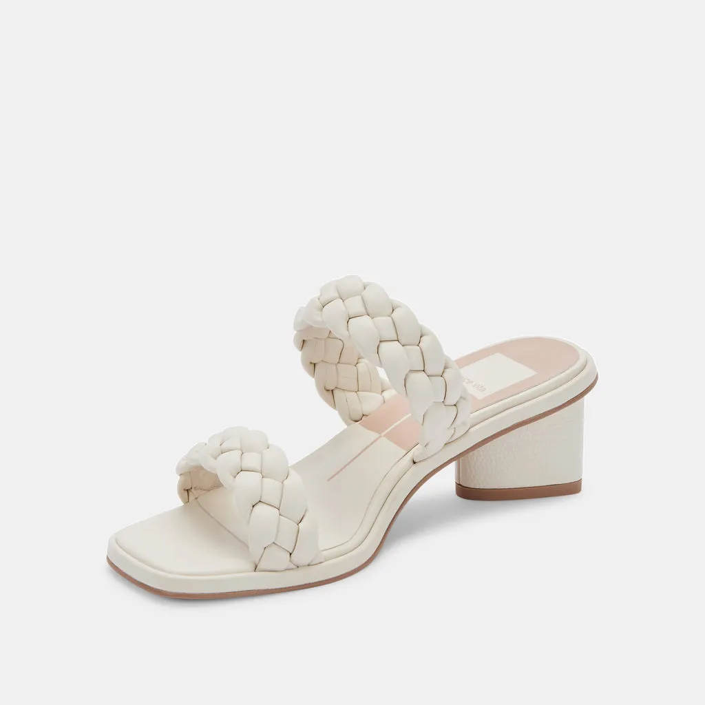 RONIN Sandals Ivory Stella | Braided Ivory Sandals– Dolce Vita 6707429441602