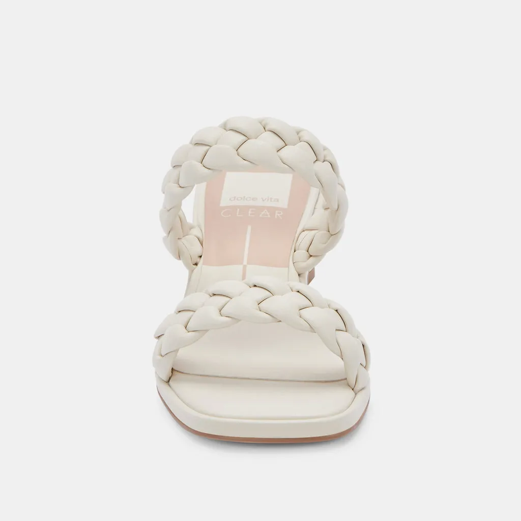 RONIN Sandals Ivory Stella | Braided Ivory Sandals– Dolce Vita 6707429441602