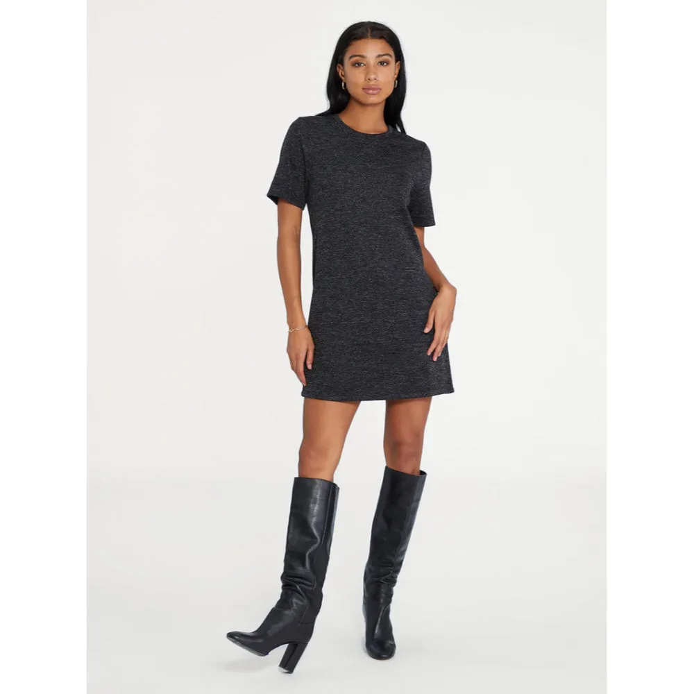 Sanctuary Women's Rewind T-Shirt Dress - HEATHER BLACK