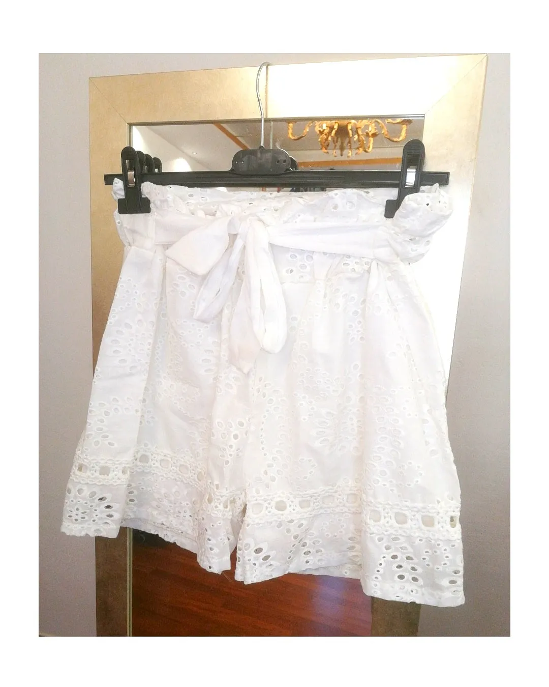 Shorts pizzo sangallo!