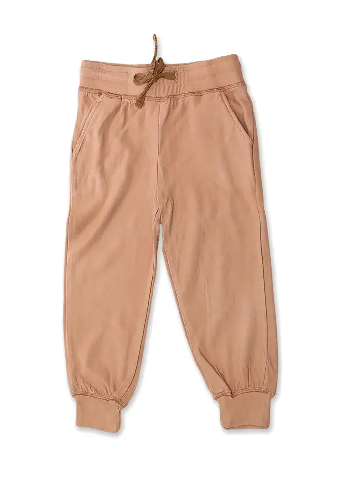 Silkberry Baby / Bamboo Fleece Sweat Pants - Toast