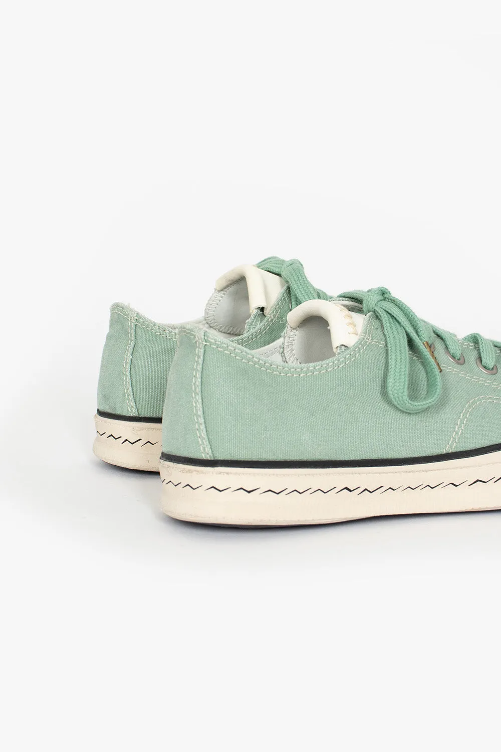 Skagway Lo Sneaker Green Canvas