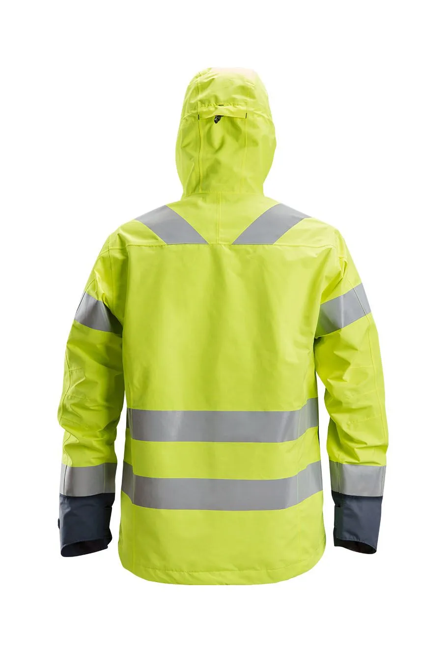 Snickers Work Jacket High Vis Waterproof 1330 - Yellow Navy