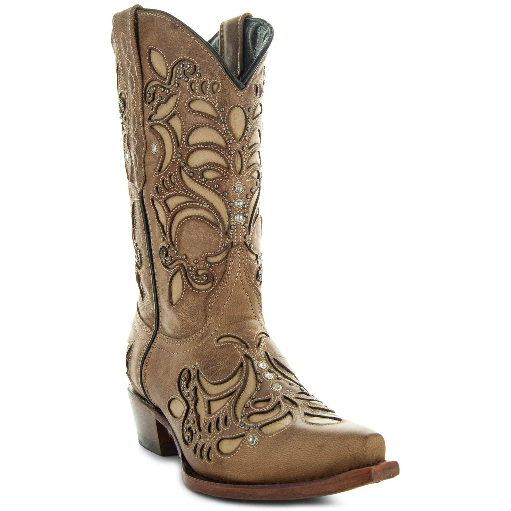 Soto Boots Womens Inlay Cowgirl Boots M50060