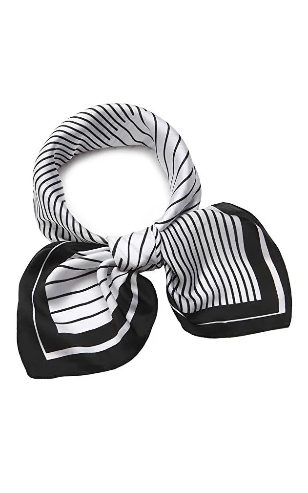 SPSS4944 Stripe Printed Scarf