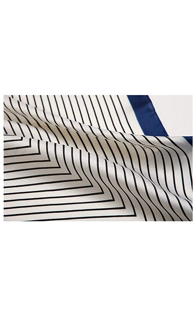 SPSS4944 Stripe Printed Scarf