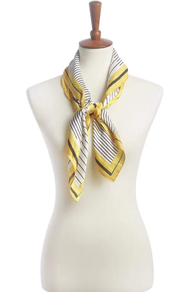 SPSS4944 Stripe Printed Scarf