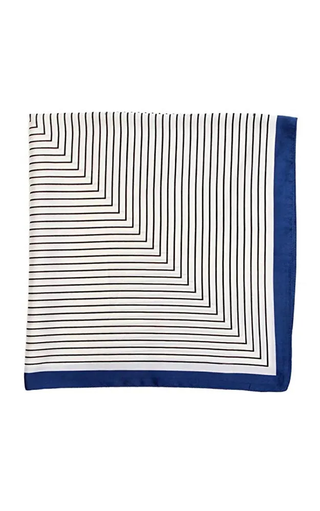 SPSS4944 Stripe Printed Scarf