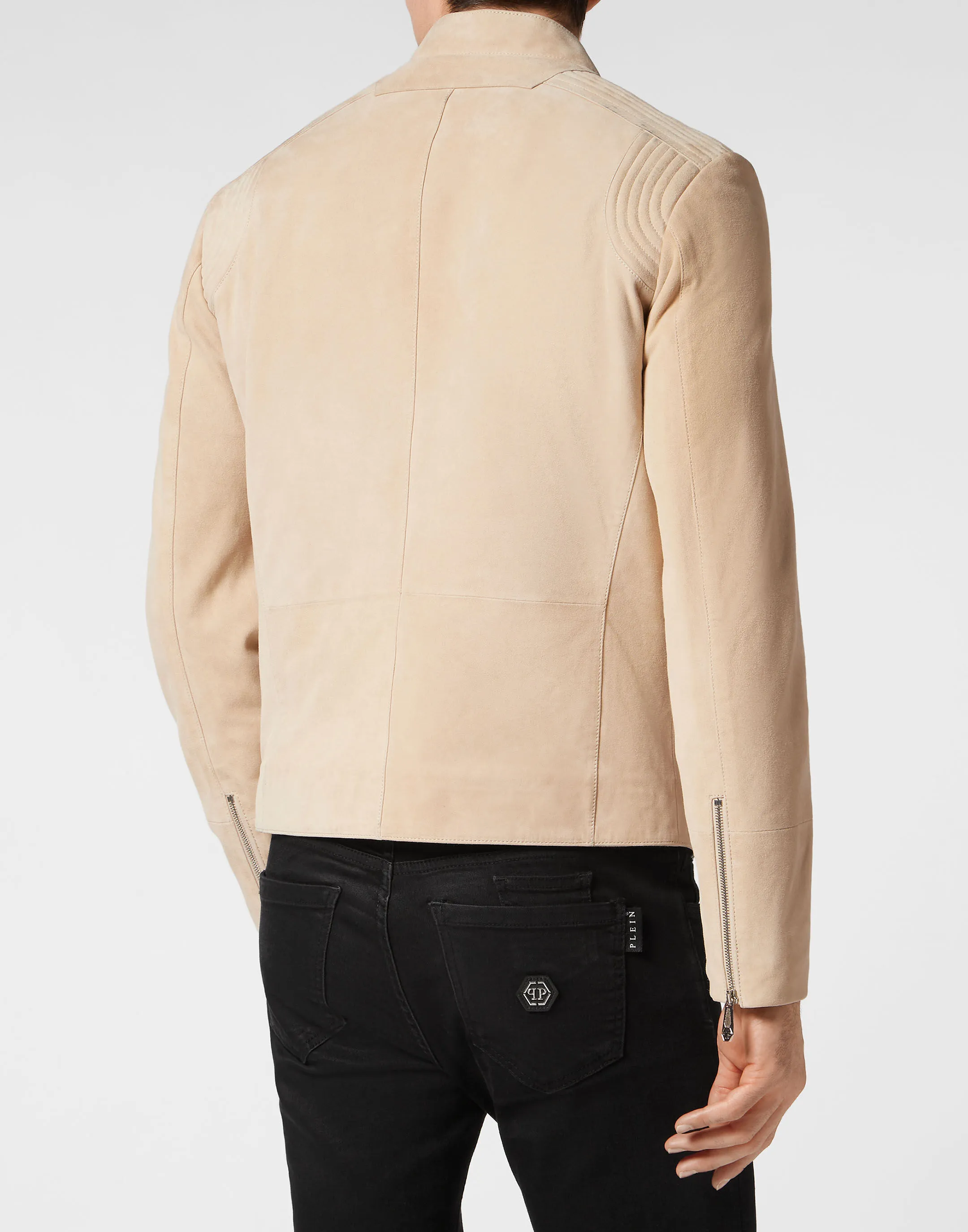 Suede Moto Jacket