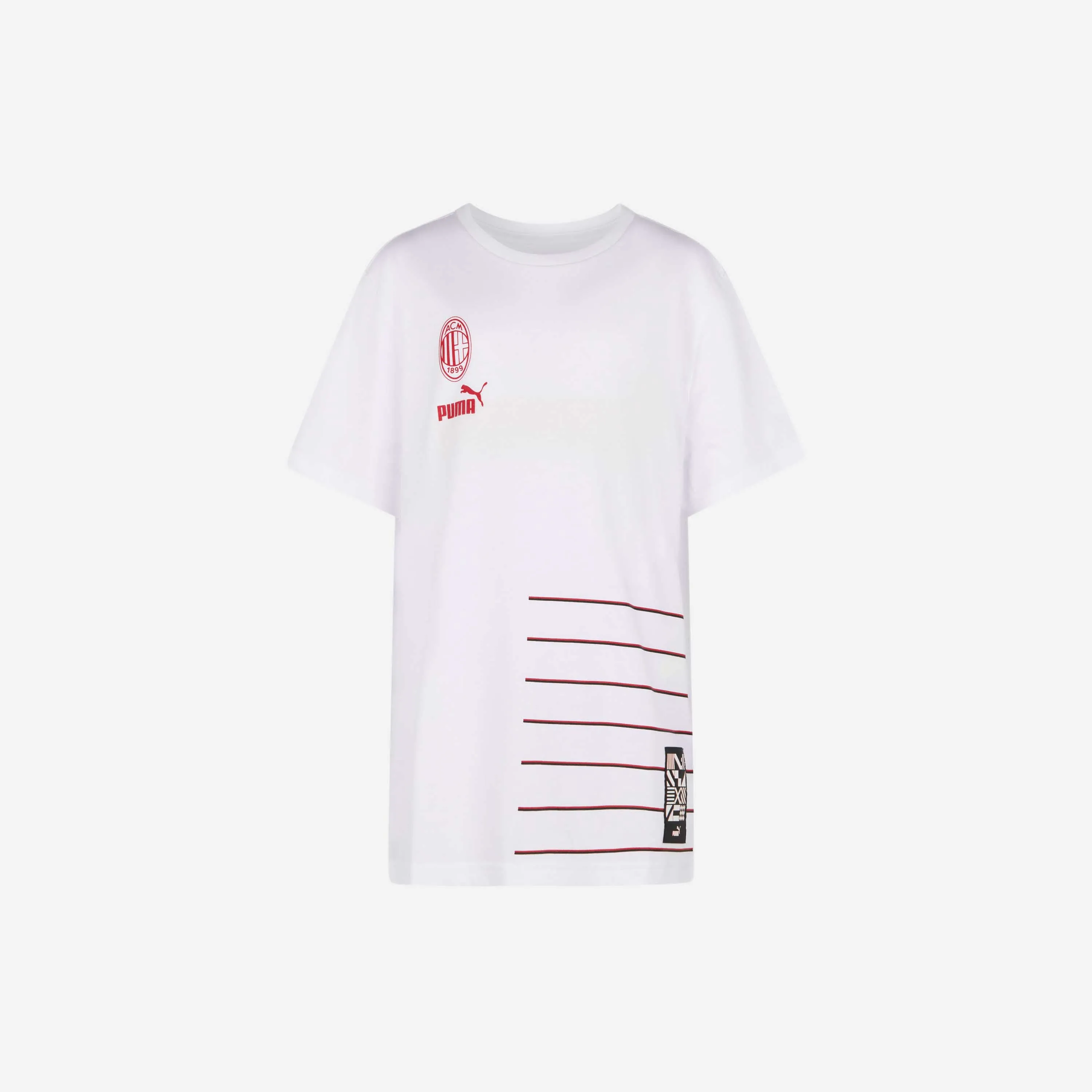 T-SHIRT MILAN BAMBINO CON STAMPE E PATCH