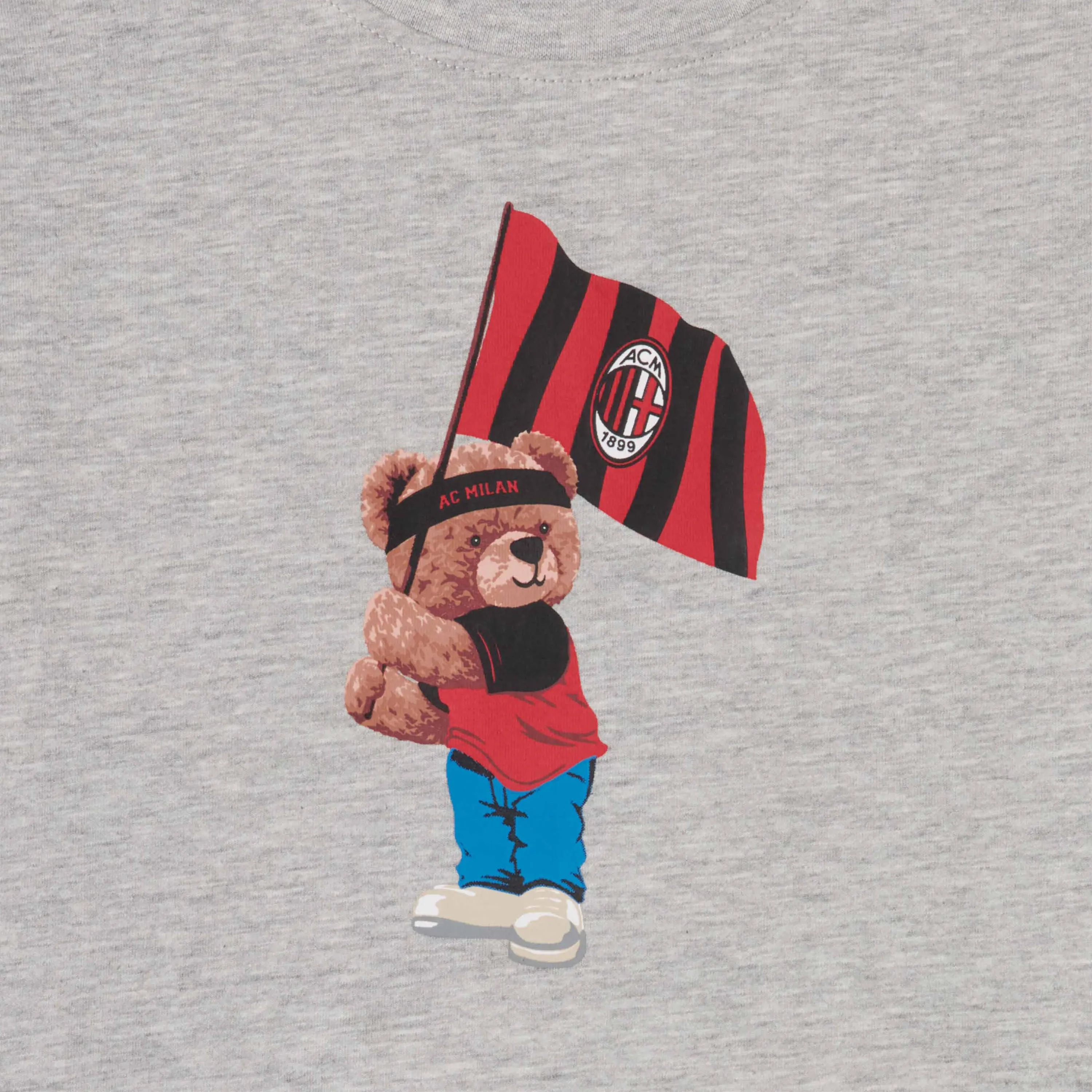 T-SHIRT MILAN BAMBINO GRIGIA TEDDY COLLECTION