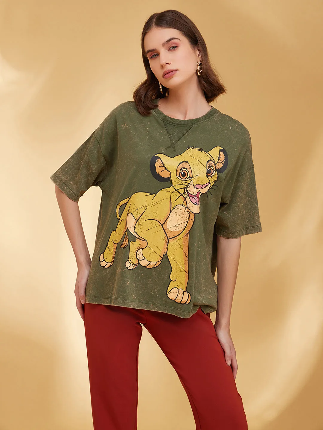 The Lion King  Disney Printed Graphic T-Shirt