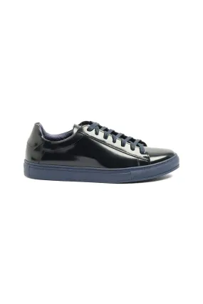 The Marais Sneaker - Navy Patent Leather