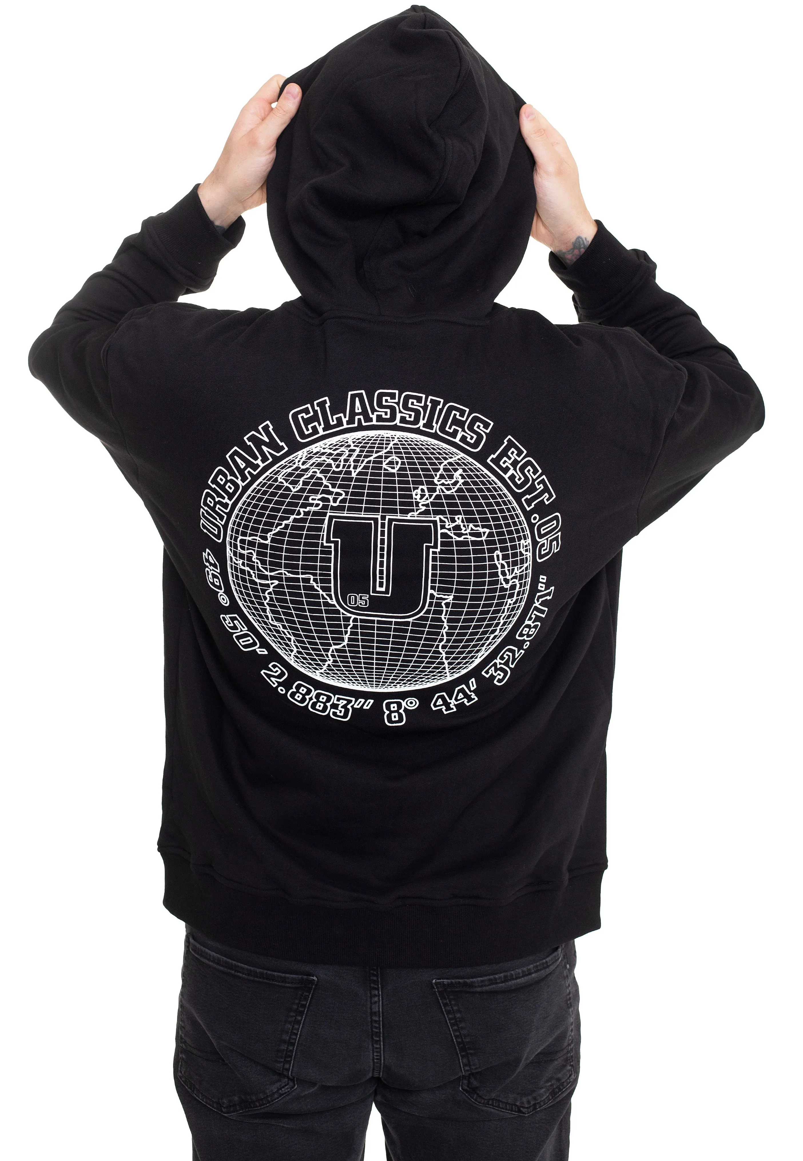 Urban Classics - Globetrotter Black - Hoodie