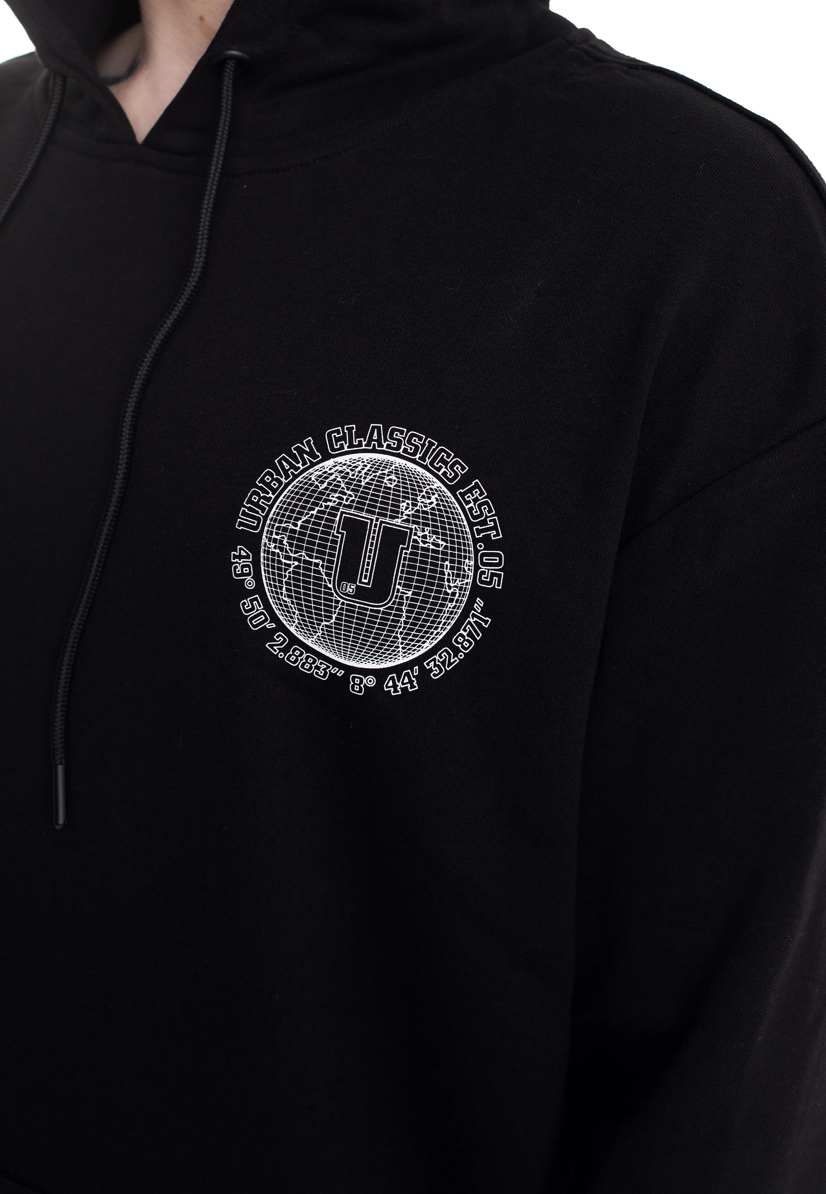 Urban Classics - Globetrotter Black - Hoodie