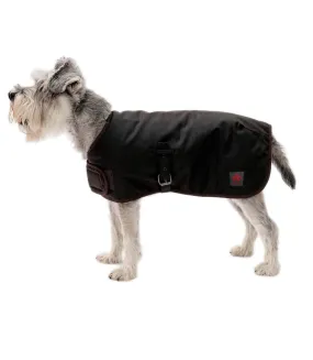 Waxed dog coat 36cm brown Firefoot