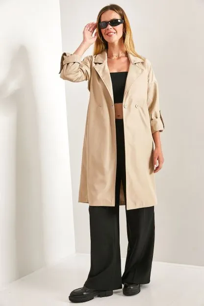 Women's Belted Trench Coat