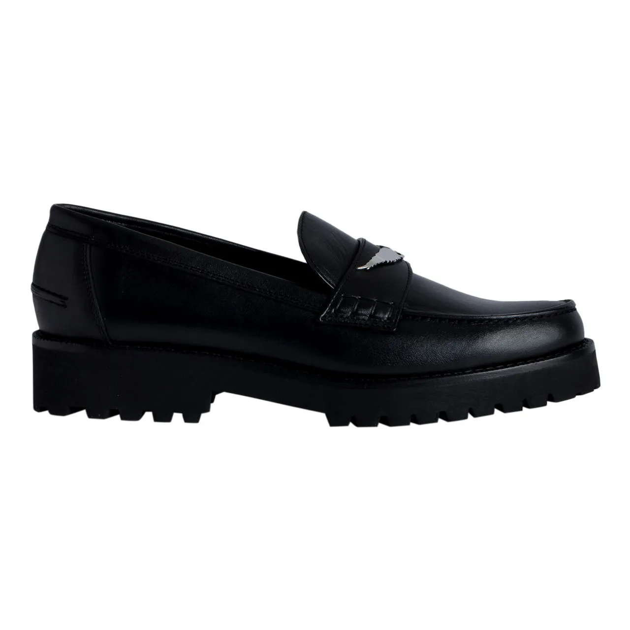 ZADIG&VOLTAIRE The Sustainable Edit Joecassin Leather Loafers - Black