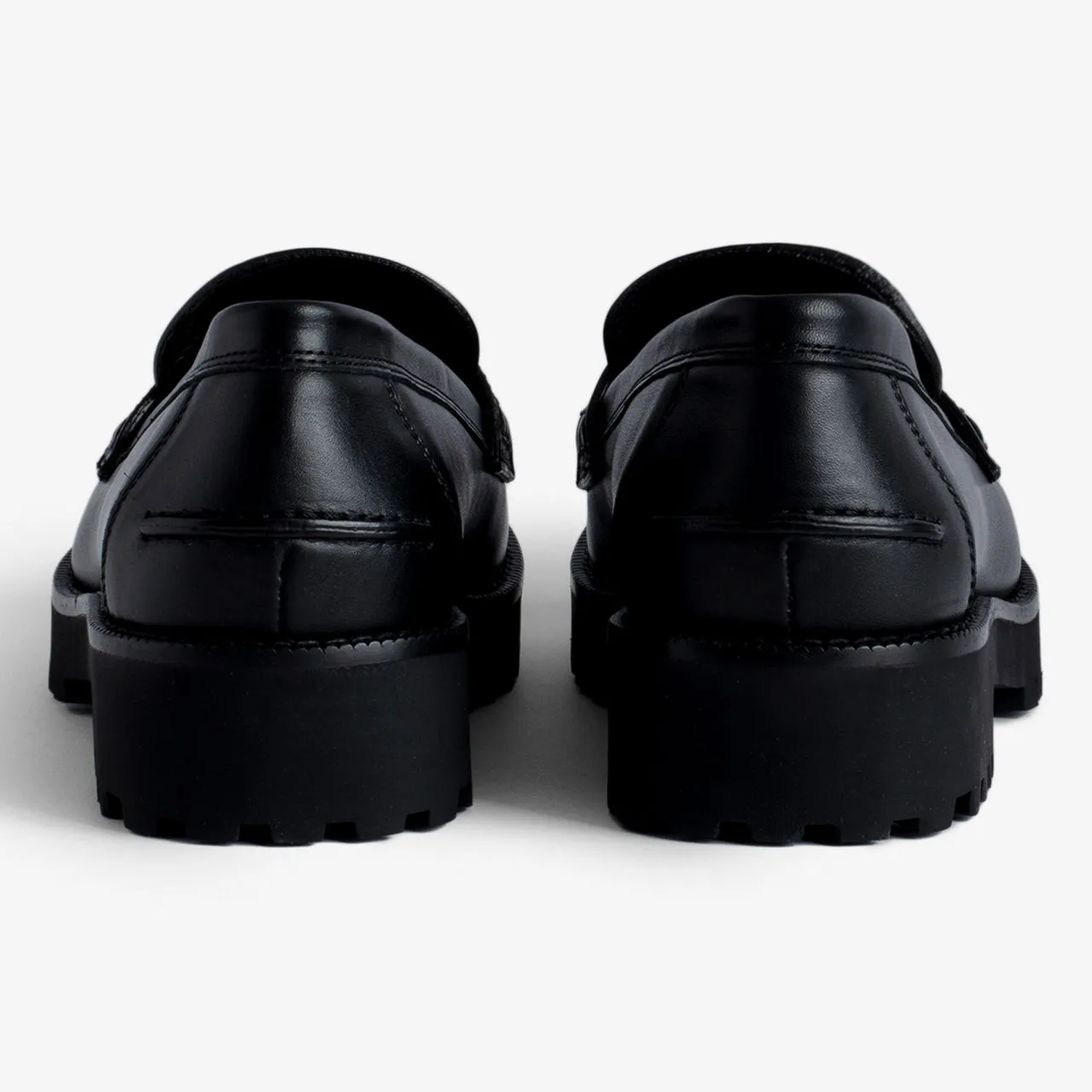 ZADIG&VOLTAIRE The Sustainable Edit Joecassin Leather Loafers - Black